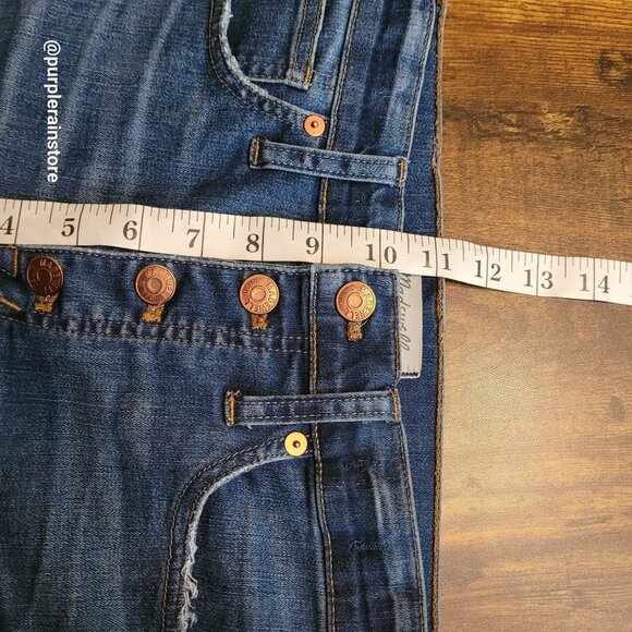 Madewell Jeans Size 28 Skinny 10" High Rise Tummy Control H6319 Rosecliff Wash - Picture 10 of 13